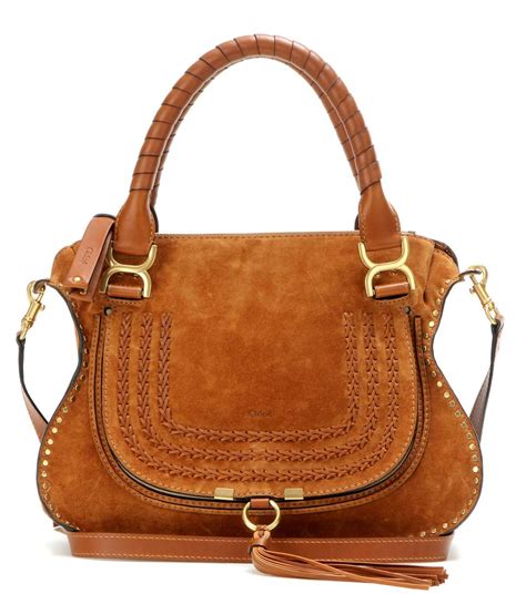 chloe marcie satchel bag review|chloe marcie suede.